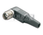 TNC Connector Right Angle - Brass/Plastic, 50 Ohm, 0-11 GHz | Threaded, Durable, Reliable, RG Cable Panel Connection