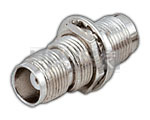 TNC Socket to TNC Socket Bulkhead Connector