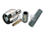TNC Connector Crimping Type with PTFE for RG-58U Cable (REVERSE POLARITY)