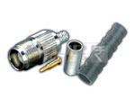 TNC Connector Crimping Type with PTFE for RG-58/U Cable (REVERSE POLARITY)