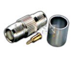 TNC Connector Crimping Type with PTFE for RG-213/U Cable (REVERSE POLARITY)