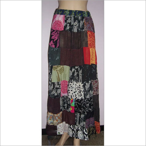 Daily Wear Cotton Printed Ladies Skirts