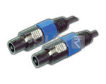 4 Pin Speakon Mic Male Connector to 4 Pin Mic Speakon Male Connector Cord 