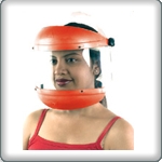 Face Shield with Top and Bottom Brow Guard