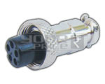 M12 Mic Plug Connector - 2 Pin Plug