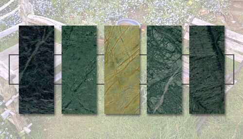 Green Indian Marble Stones