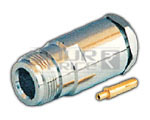N Female Connector for RG-8 & RG- 58/U Cable Pin Gold Plated