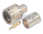 N Plug Connector Crimping Type for RG-6 Cable