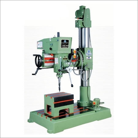 Universal Radial Drilling Machine - Mild Steel, 2000mm Height, Green Color | 38mm MS Drilling Capacity, 62-1980 RPM Spindle Speed, Automatic Operation