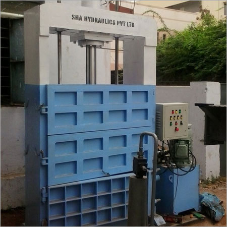 Paper Baling And Bundling Press