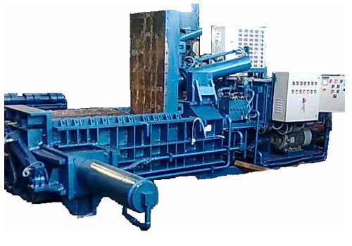Triple Compression Scrap Baling Press