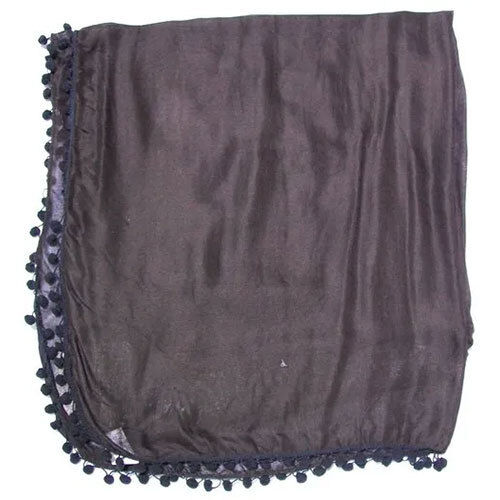 Pom Pom Lace Scarves - Material: Cotton