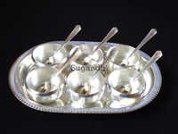 Round Silver Plated Gift Articles