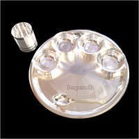 Silver Plated Dinner Utensils Size: 25.4 X 5.1 X 25.4 Cm