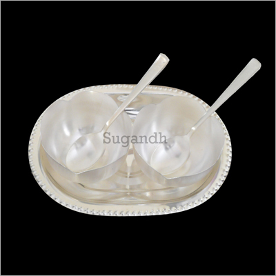 Silver Plated Bowls Size: 25.4 X 5.1 X 25.4 Cm