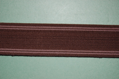 38 mm Elastic Brown with Double Pink Lining - Heavy Duty, Durable, Strong, Reliable