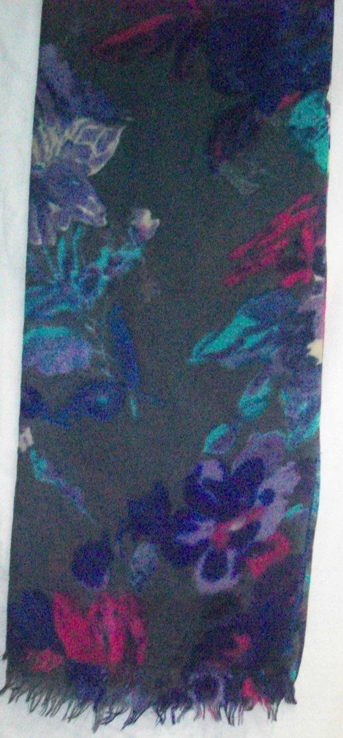 Black & Blue & Pink Winter Shawls