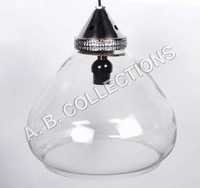 GLASS HALF BALLOON PENDANT LIGHT