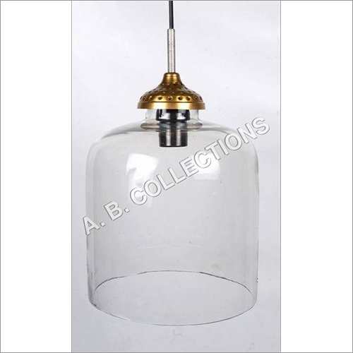 LARGE GLASS PENDANT LAMP