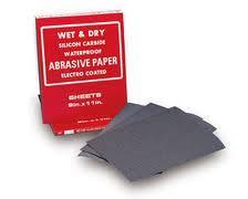 Adhesive Backed Sandpaper