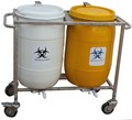 Biomedical Waste 2 Bin Trolley