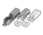 USB Connector Male Type B - Plastic Metal, Silver, USB 2.0 | Data Transfer, Plug and Play, Hot Swapping, Flexible Connection