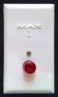 Mini Bell Indicator - Plastic Metal, 80x80x30 Mm, 12v Dc, 100ma | Compact Design, Reliable Signaling, Easy Installation, Durable, Visible Indication