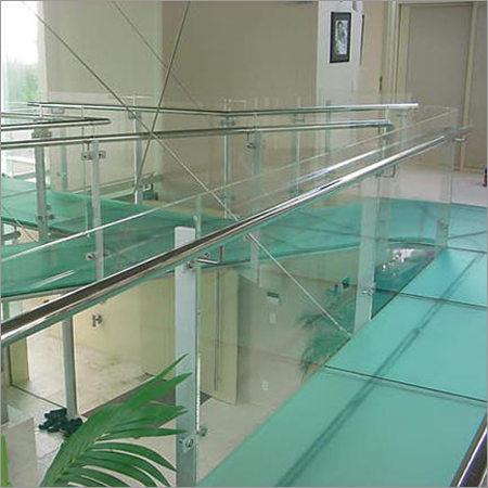 Galss Walkway Railing