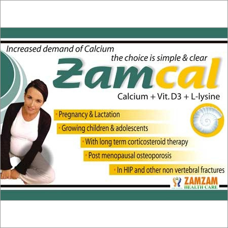 Zamcal Calcium Tablets