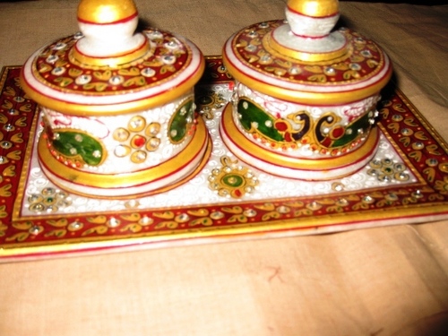 marble mukhwas set