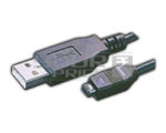 USB A Male To Mini USB 04 Pin (Hirose)