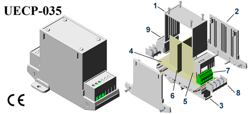 Wall - Panel Mount Enclosure 112,78,40mm