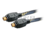 FIREWIRE IEEE 1394 Cable 4P Male to 4P Male - Copper, 3 Meters, Gold-Plated Connectors, Nylon Mesh, High-Speed Data Transfer