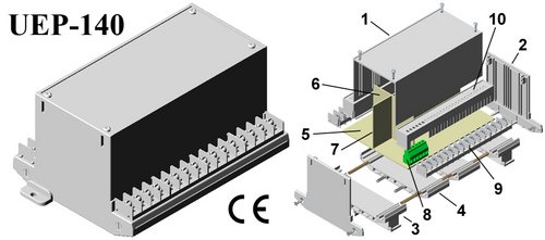 Wall - Panel Mount Enclosure 112,78,145mm