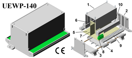 Plastic Electronic Enclosure 112*78*145 Plastic Electronic Enclosure 112*78*145