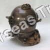 NAUTICAL ALUMINUM DIVERS HELMET MARK 5 18"