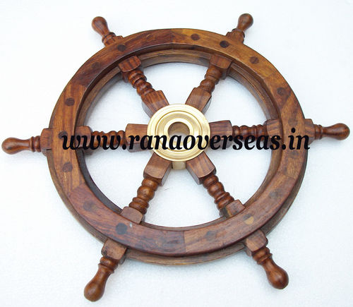 Wooden Ship Wheel