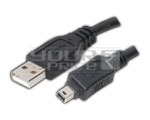 FIREWIRE IEEE1394 4 pin male to USB A male cord - 3 Meter 