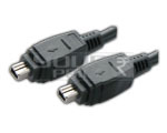 FIREWIRE IEEE 1394 cable 4 pin male to 4 pin male cord - 15 Meter 