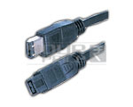 FIREWIRE IEEE 1394B 9 pin to 6 pin cord - 1.8 Meters