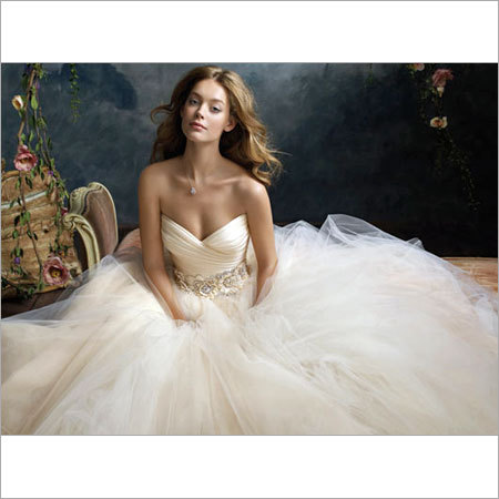 Blush Romantic Tulle Bridal Ball Gown