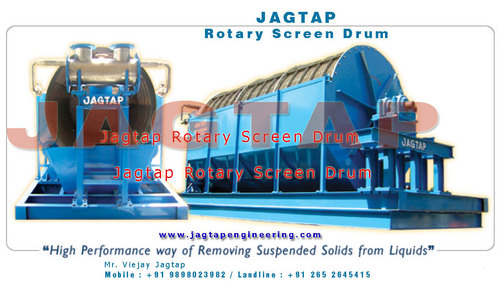 Rotary Wedge Wire Screen Drum