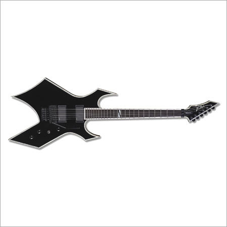 Warlock NJ Deluxe - Mahogany Body, Maple Neck, Rosewood Fretboard, Black Hardware | EMG Pickups, High Output, Sustained Tone, Comfortable Play