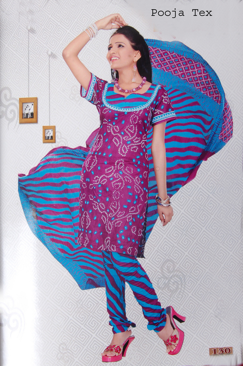 Polkadotes Churidar Suits