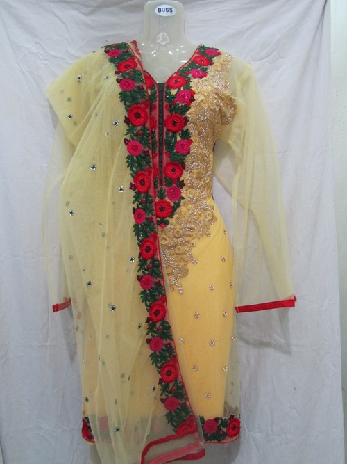 Resham Work Net Suits 