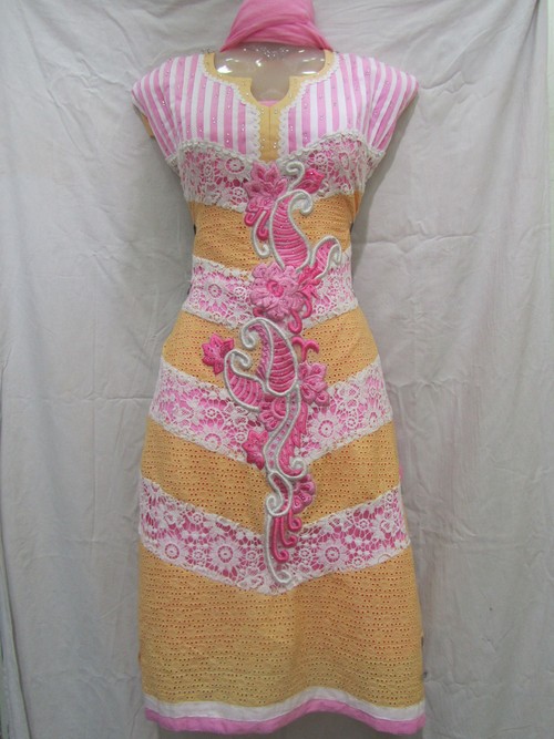 Cotton Embroidered Salwar Kameez