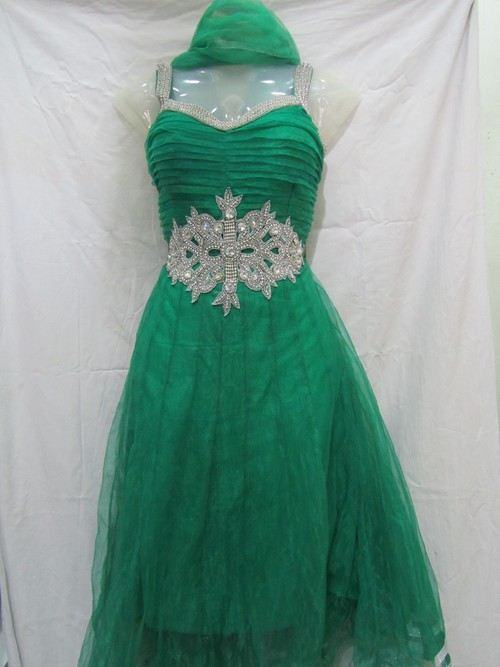 Net Choli Plits Anarkali Suit 