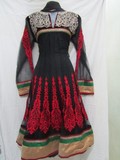 Black Net Anarkali Suit 
