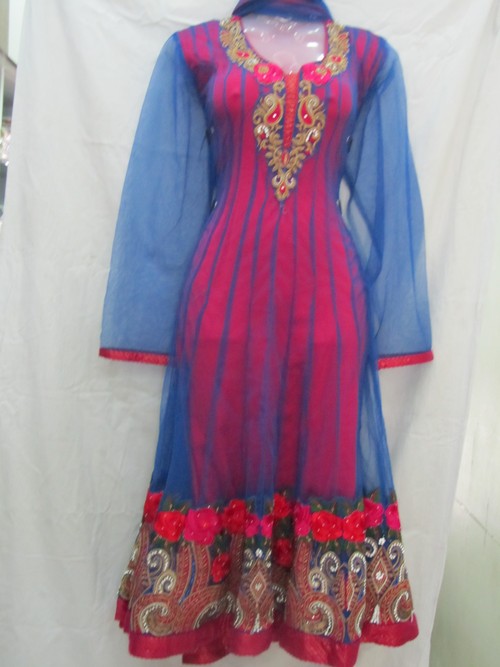 Fancy Net Anarkali Suit