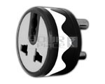 3 pin universal ROUND conversion plug - 5 Amperes